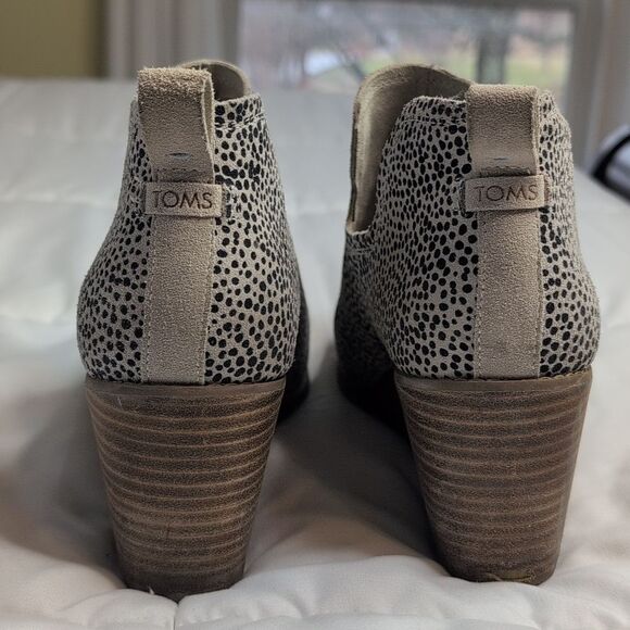 Toms Size 11 Kallie Wedge Macadamia Booties - Picture 6 of 11